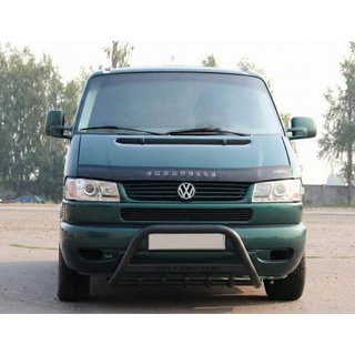 Sprednji zaščitni lok WT004 Black (nerjavno jeklo) Volkswagen T4 Caravelle/Multivan 1990–2003 fotografija 3