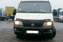 Peugeot Boxer 1994–2006 Sprednji zaščitni lok WT003 Black (nerjaveče jeklo) fotografija 2