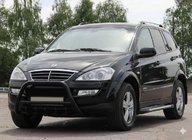 SsangYong Action 2005–2018 Bullbar WT003 Black (nerjavno jeklo) fotografija 3