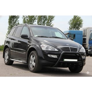 Bullbar WT003 Black (nerjavno jeklo) SsangYong Action 2005–2018 fotografija 1