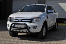 Ford Ranger 2011–2022 Sprednji zaščitni lok WT003 Black (nerjavno jeklo) fotografija 4