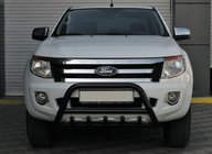 Ford Ranger 2011–2022 Sprednji zaščitni lok WT003 Black (nerjavno jeklo) fotografija 1