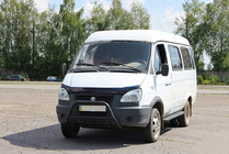 Газель, соболь 1998– Sprednji zaščitni lok WT003 Black (nerjaveče jeklo) fotografija 6
