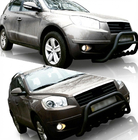 Geely Emgrand X7 2011– Sprednji zaščitni lok WT003 Black (nerjaveče jeklo) fotografija 1