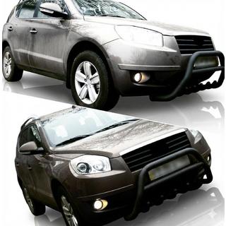 Sprednji zaščitni lok WT003 Black (nerjaveče jeklo) Geely Emgrand X7 2011– fotografija 1