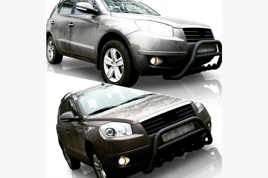 Geely Emgrand X7 2011– Sprednji zaščitni lok WT003 Black (nerjaveče jeklo) Image