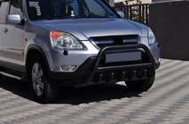 Honda CRV 2001–2006 Sprednji zaščitni lok WT003 Black (nerjaveče jeklo) fotografija 5