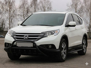 Honda CRV 2012–2016 Sprednji zaščitni lok WT003 Black (nerjavno jeklo) fotografija 5