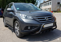 Honda CRV 2012–2016 Sprednji zaščitni lok WT003 Black (nerjavno jeklo) fotografija 3