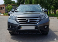 Honda CRV 2012–2016 Sprednji zaščitni lok WT003 Black (nerjavno jeklo) fotografija 1
