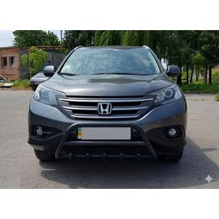 Sprednji zaščitni lok WT003 Black (nerjavno jeklo) Honda CRV 2012–2016 fotografija 1