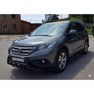Sprednji zaščitni lok WT003 Black (nerjavno jeklo) Honda CRV 2012–2016 fotografija 4