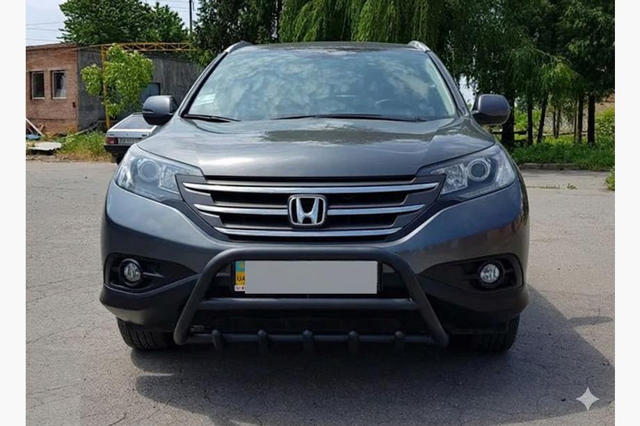 Honda CRV 2012–2016 Sprednji zaščitni lok WT003 Black (nerjavno jeklo) Image