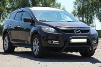 Mazda CX-7 2006–2012 Sprednji zaščitni lok WT003 Black (nerjavno jeklo) fotografija 4
