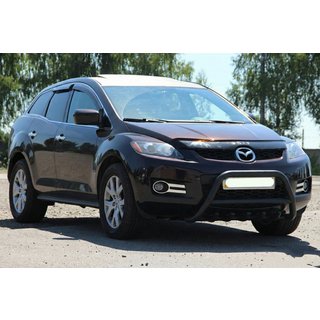 Sprednji zaščitni lok WT003 Black (nerjavno jeklo) Mazda CX-7 2006–2012 fotografija 4