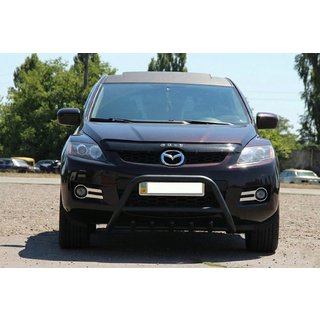 Sprednji zaščitni lok WT003 Black (nerjavno jeklo) Mazda CX-7 2006–2012 fotografija 3