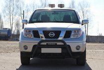 Nissan Navara 2006–2015 Bullbar WT003 Black (nerjavno jeklo) fotografija 6
