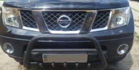 Nissan Navara 2006–2015 Bullbar WT003 Black (nerjavno jeklo) fotografija 3