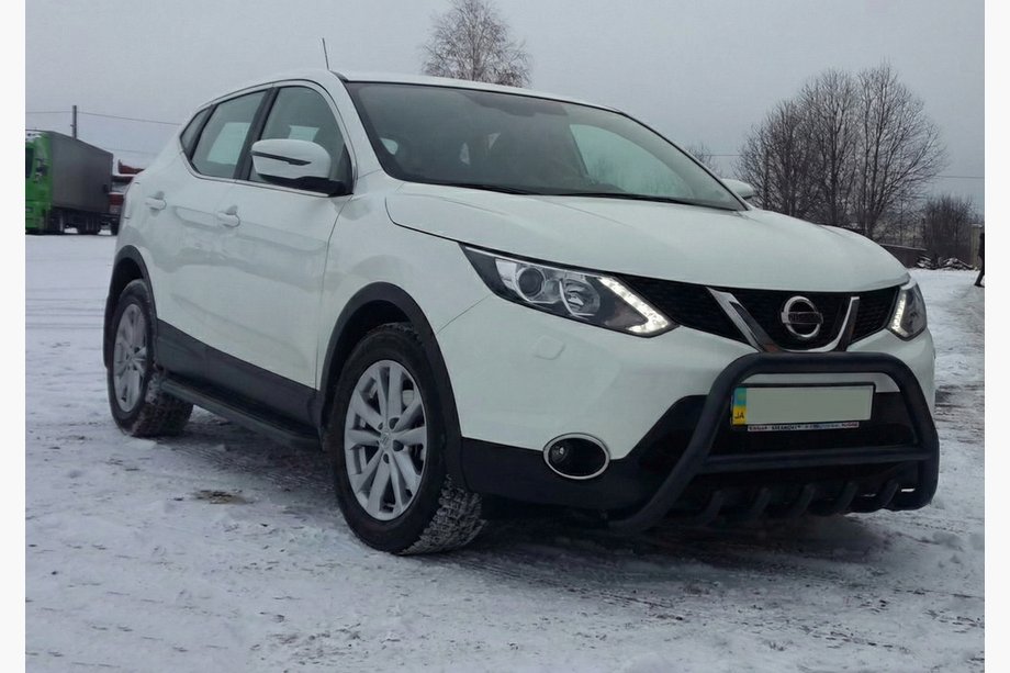 Nissan Qashqai 2014–2021 Bullbar WT003 Black (nerjavno jeklo) Image