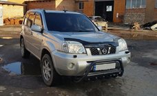 Nissan X-trail T31 2007–2014 Sprednji zaščitni lok WT003 Black (nerjaveče jeklo) fotografija 10