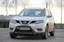 Nissan X-trail T32/Rogue 2014–2021 Bullbar WT003 Black (nerjavno jeklo) fotografija 2