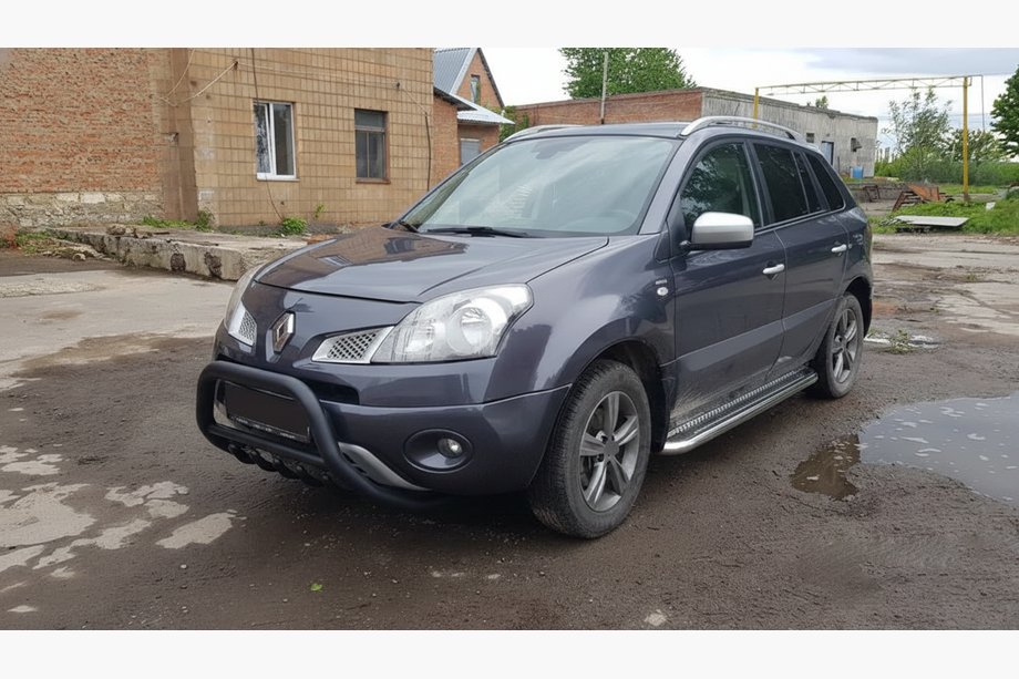 Renault Koleos 2008–2016 Sprednji zaščitni lok WT003 Black (nerjaveče jeklo) Fotografija 2