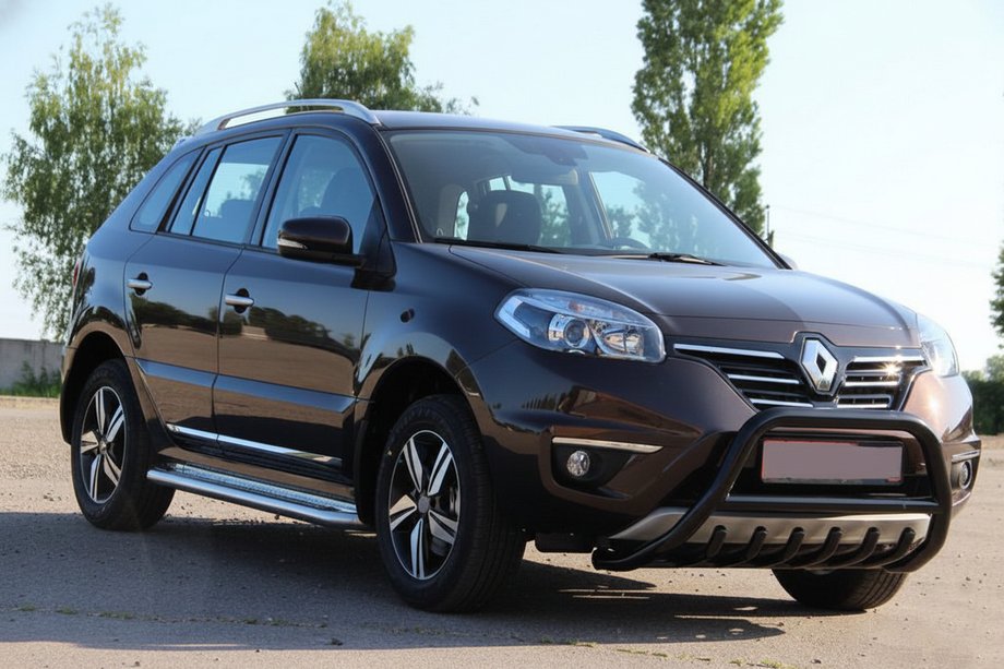 Renault Koleos 2008–2016 Sprednji zaščitni lok WT003 Black (nerjaveče jeklo) Fotografija 4