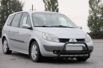 Renault Scenic/Grand 2003–2009 Kenguru zaščitni lok WT004 Black (nerjavno jeklo) fotografija 2