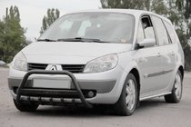 Renault Scenic/Grand 2003–2009 Kenguru zaščitni lok WT004 Black (nerjavno jeklo) fotografija 3