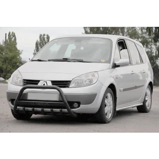 Kenguru zaščitni lok WT004 Black (nerjavno jeklo) Renault Scenic/Grand 2003–2009 fotografija 3