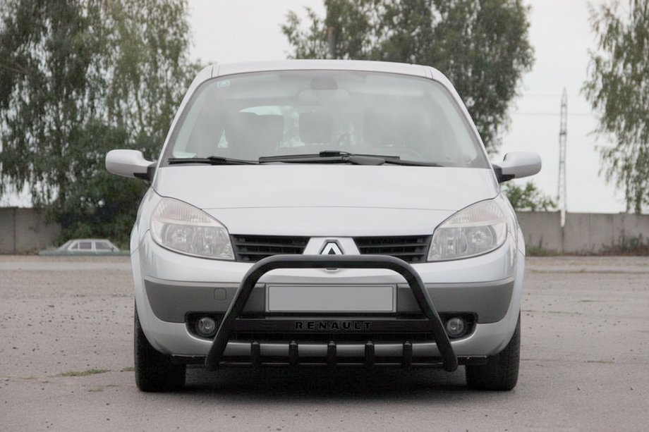 Renault Scenic/Grand 2003–2009 Kenguru zaščitni lok WT004 Black (nerjavno jeklo) Image