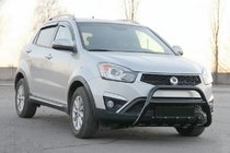 SsangYong Korando 2010–2019 Sprednji zaščitni lok WT003 Black (nerjaveče jeklo) fotografija 1