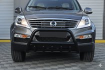 SsangYong Rexton I 2001–2017 Bullbar WT003 Black (nerjavno jeklo) fotografija 4