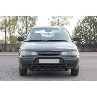 Sprednji zaščitni lok (bullbar) WT003 Black 60 mm (nerjaveče jeklo) fotografija 3