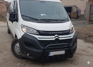 Peugeot Boxer 2006–2025 Sprednji zaščitni lok WT003 Black (nerjaveče jeklo) fotografija 1