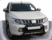 Mitsubishi L200 2015–2024 Bullbar WT003 Black (nerjavno jeklo) fotografija 3
