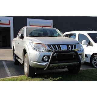 Bullbar WT003 Black (nerjavno jeklo) Mitsubishi L200 2015–2024 fotografija 4