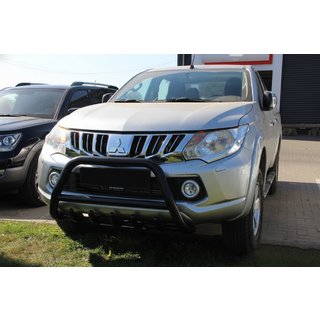 Bullbar WT003 Black (nerjavno jeklo) Mitsubishi L200 2015–2024 fotografija 1