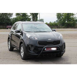 Bullbar WT003 Black (nerjavno jeklo) Kia Sportage 2015–2021 fotografija 3