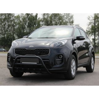 Bullbar WT003 Black (nerjavno jeklo) Kia Sportage 2015–2021 fotografija 1