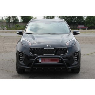 Bullbar WT003 Black (nerjavno jeklo) Kia Sportage 2015–2021 fotografija 4