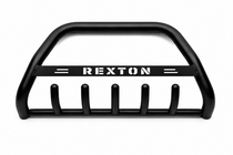 SsangYong Rexton I 2001–2017 Sprednji zaščitni lok WT004 Black (nerjavno jeklo) fotografija 4