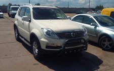 SsangYong Rexton I 2001–2017 Sprednji zaščitni lok WT004 Black (nerjavno jeklo) fotografija 3