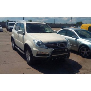 Sprednji zaščitni lok WT004 Black (nerjavno jeklo) SsangYong Rexton I 2001–2017 fotografija 3