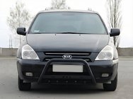 Kia Carnival 2002–2013 Sprednji zaščitni lok WT004 Black (nerjavno jeklo) fotografija 1