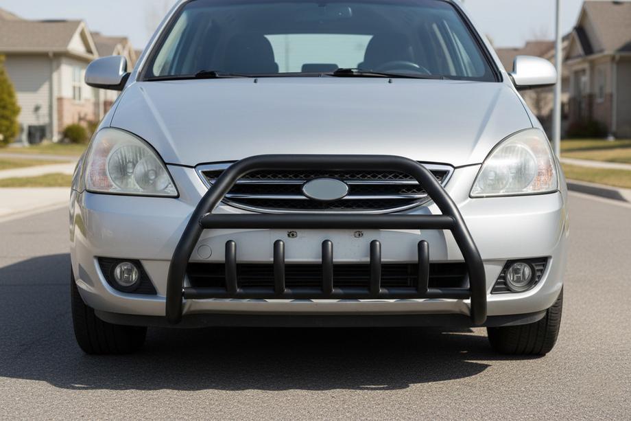Kia Carens 1999–2012 Bullbar WT003 Black (nerjavno jeklo) Image