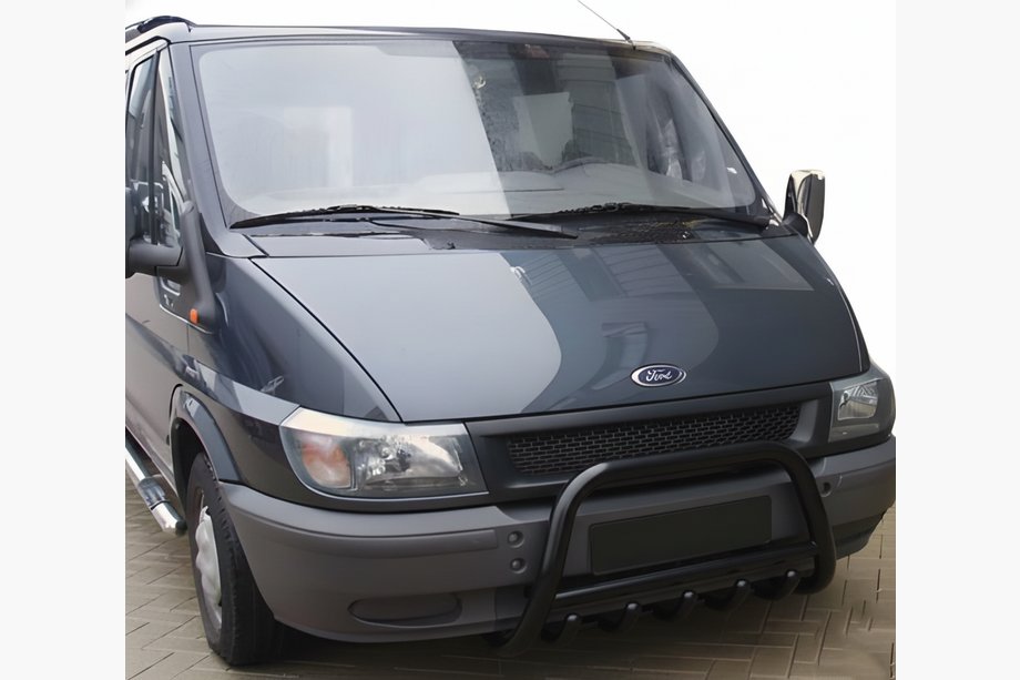 Ford Transit 2000–2014 Kenguru lok WT003 Black (2000-2006, nerjaveče jeklo) Image