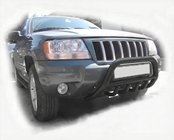 Jeep Grand Cherokee WK 2004–2010 Sprednji zaščitni lok WT003 Black fotografija 1
