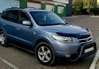 Hyundai Santa Fe 2 2006–2012 Kenguru zaščitni lok WT004 Black (nerjavno jeklo) fotografija 1