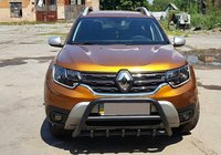Renault Duster 2018–2024 Kenguru zaščitni lok brez napisa WT003 Black (nerjaveče jeklo) fotografija 6